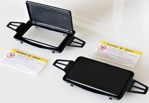 Mercedes E Serisi W210 W211 Güneşlik Ayna Kapağı Siyah 2 Adet