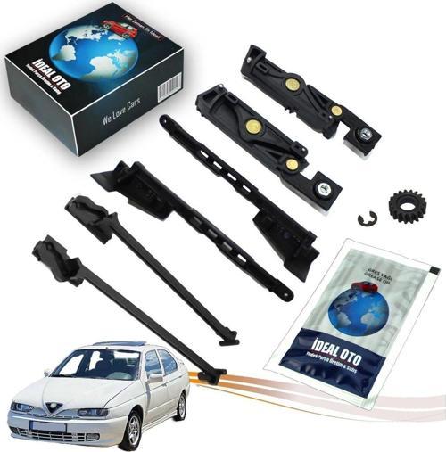 Alfa Romeo 145, 146, 155 İçin Sunroof Kızak Dişli Tamir Seti & Grease Yağı