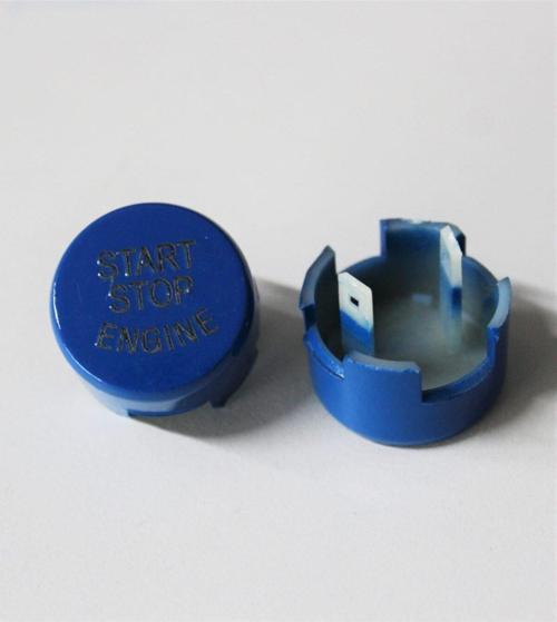 Bmw 5 F10 Start Stop Engine Düğme Kapağı -Mavi-