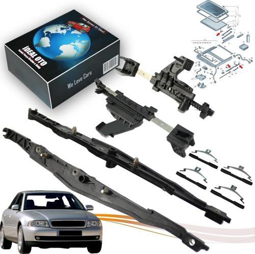 Audi A4 B5 (8D) 1995-2001 5M0877481A 4B0877165, 8D5877151A İçin Sunroof Kızak Tamir Seti