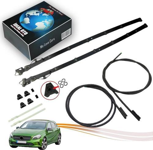 Mercedes A W176 2012-2018 İçin Sol & Sağ Sunroof Teli, Kızak Seti