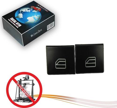 Mercedes C W204 E W212 Ön Sol İkili Cam Açma Düğme Kapağı 2X