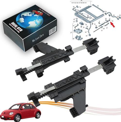 Vw New Beetle 1998-2010 5M0877481A 5M0877482A İçin Sunroof Arka Sol Sağ Kablo Yönlendirme Parçası