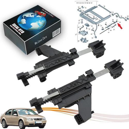 Vw Bora 1J2,1J6 1998-2005 5M0877481A 5M0877482A İçin Sunroof Arka Sol Sağ Kablo Yönlendirme Parçası