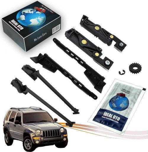 Jeep Cherokee 2 Kj 2001-2008 İçin Sunroof Kızak Dişli Tamir Seti & Grease Yağı