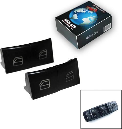 Mercedes W169 A W245 B W164 Ml Gl Cam Açma Düğmesi Ön Sol 4'Lü