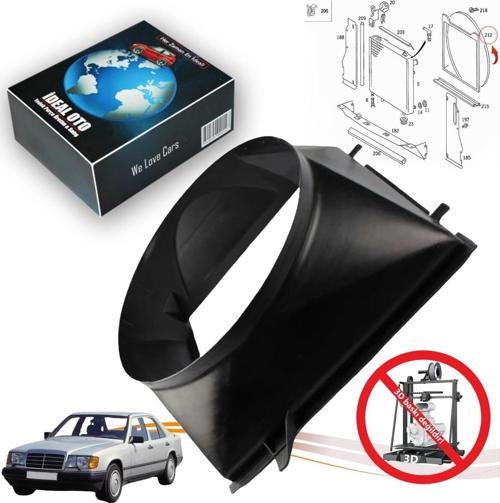 Mercedes E W124 (1984-1993) M111 İçin Fan Radyatör Davlumbazı A1245054155