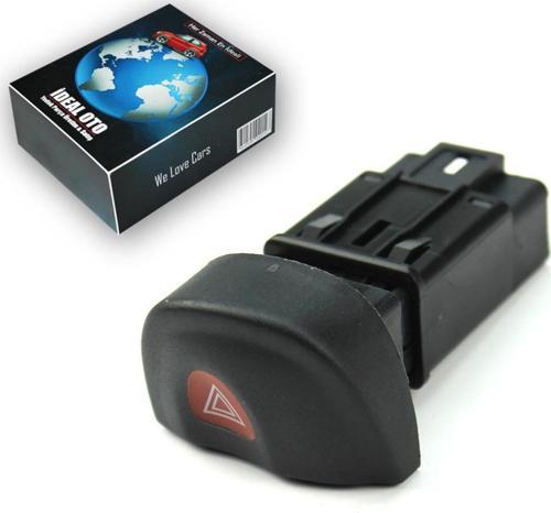 Renault Megane Scenic Dörtlü Flaşör Düğmesi Anahtarı (8 Pinli)