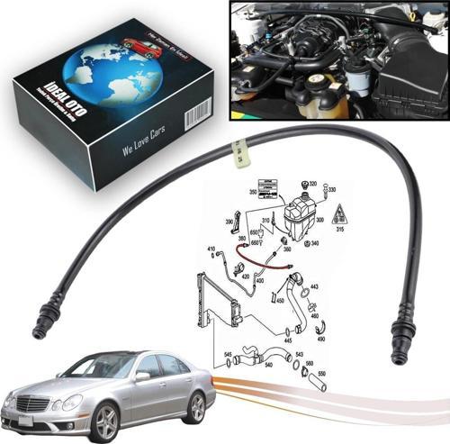 Mercedes E W211 2002-2009 İçin Soğutma Tankı Borusu Havalandırma Hortumu 2115010625