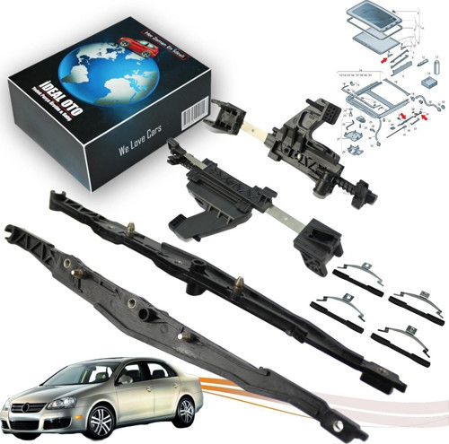Vw Jetta 5 2005-2010 5M0877481A 4B0877165, 8D5877151A İçin Sunroof Kızak Tamir Seti