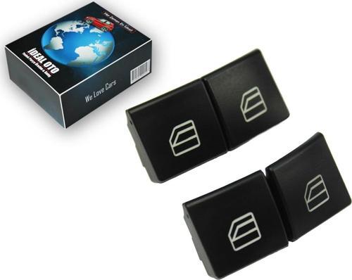 Mercedes A W176 A160 A180 A200 A220 A250 A45 Amg 2012-2018 Model Ön Sol Sürücü Cam Düğme Kapağı Seti