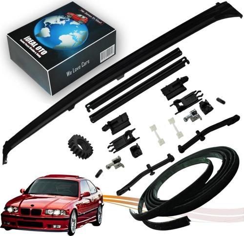 Bmw 3 E36 1990-2002 İçin Sunroof Su Oluğu, Fitili, Kızak Tamir Kiti 54128119752, 54128119050 ...