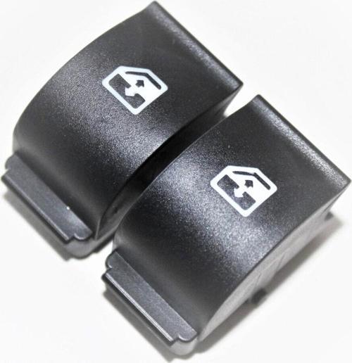 Fiat Ducato Doblo Fiorino Linea Peugeot Boxer Bipper Sürücü Sol & Sağ Cam Düğme Kapağı (Işık Yansır)