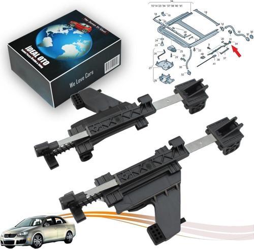 Vw Jetta 5 2005-2010 5M0877481A 5M0877482A İçin Sunroof Arka Sol Sağ Kablo Yönlendirme Parçası