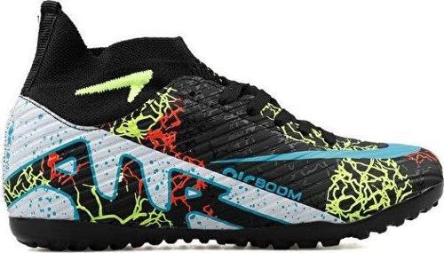 Genç Halı Saha Ayakkabısı GHS-SIYAH-SARI-DESENLI Siyah