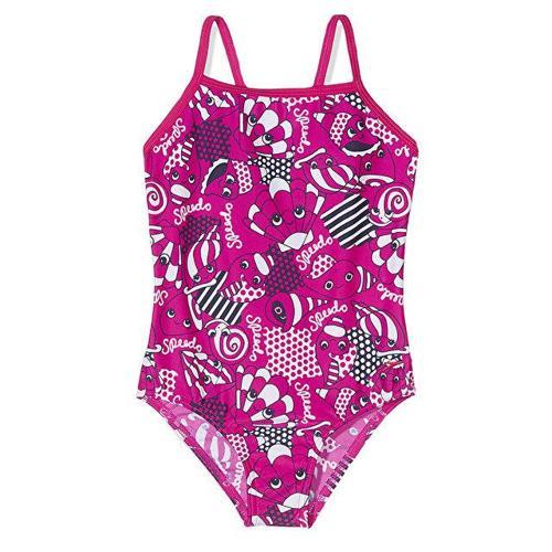 Kız Çocuk Mayosu Pembe Ess Frill 1Pce if Pink Navy 8 07972B430