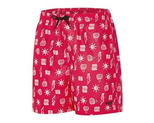 Pembe Erkek Çocuk Yüzme Şortu 8-09040C259 Prt Leis 15 Wsht Jm Red/Wht