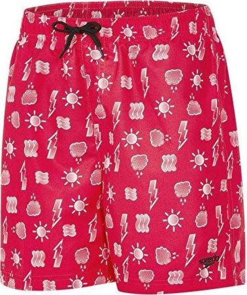 Pembe Erkek Çocuk Yüzme Şortu 8-09040C259 Prt Leis 15 Wsht Jm Red/Wht