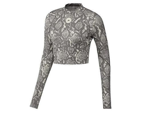 By Stella Mccartney Tpr Ls Crp Kadın Antrenman Crop Üst JM8478 Gri