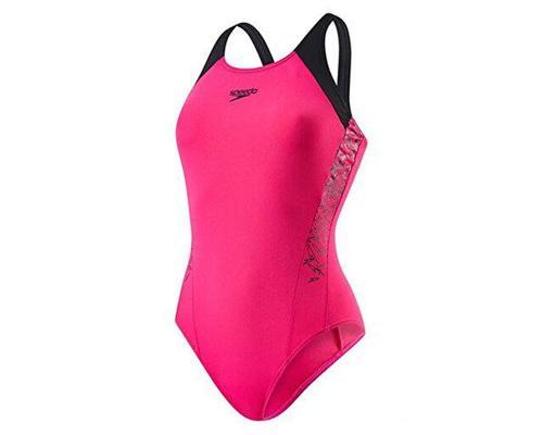 Kadın Yüzücü Mayosu Pembe Boom Spl Msbk Af Pink Black 8-10821B356