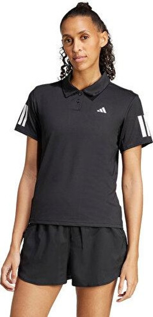 Club Polo Kadın Tenis Polo Tişört JP1802 Siyah