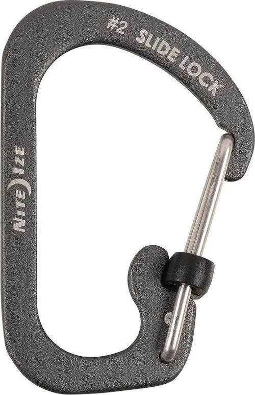 Slide Lock Alüminyum Karabina Siyah No:2