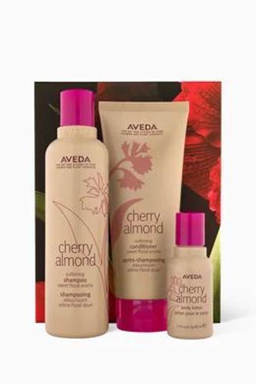 Cherry Almond Softening Hair & Body Trio Set