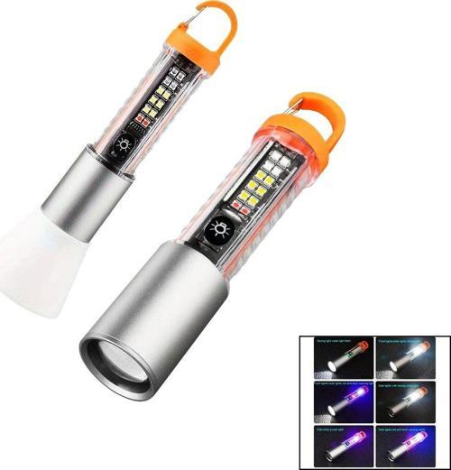 TYPE-C ŞARJLI SUYA DAYANIKLI - ZOOMLU - LEDLİ EL FENER HS-2302 (K246)