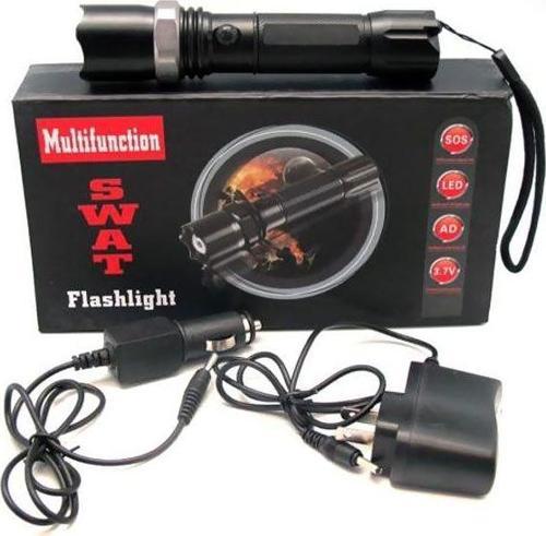 Polis El Feneri Zoomlu Selektörlü El Feneri 500 metre