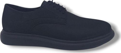 Modesa 249 Erkek Siyah Bağcıklı Nubuk Deri Casual Ayakkabı