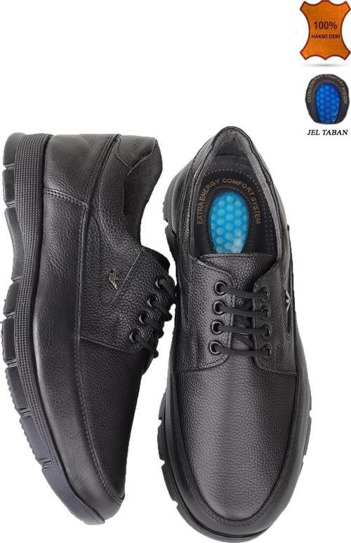 U1 Bağcıklı Ortopedik Taban Deri Kışlık Erkek Ayakkabı