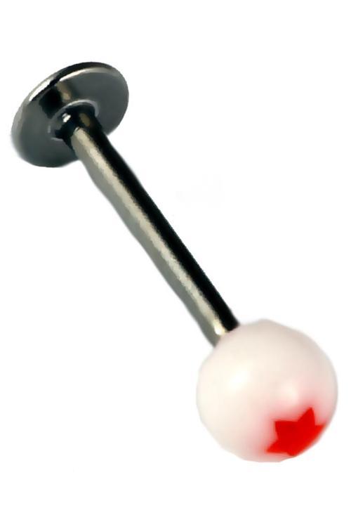 TDGR00933 Labret Stud 316 L Bioplast Piercing K6