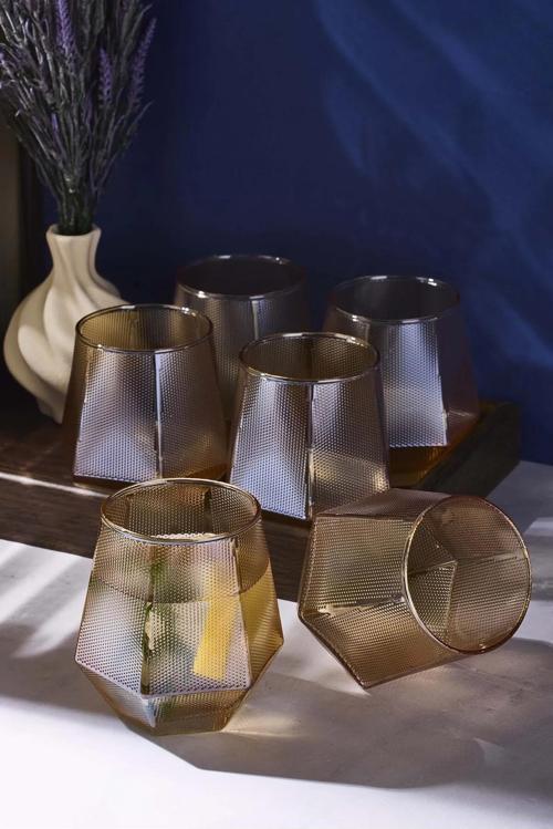 Harvey Amber 320 ml 6'lı Cam Bardak 16679