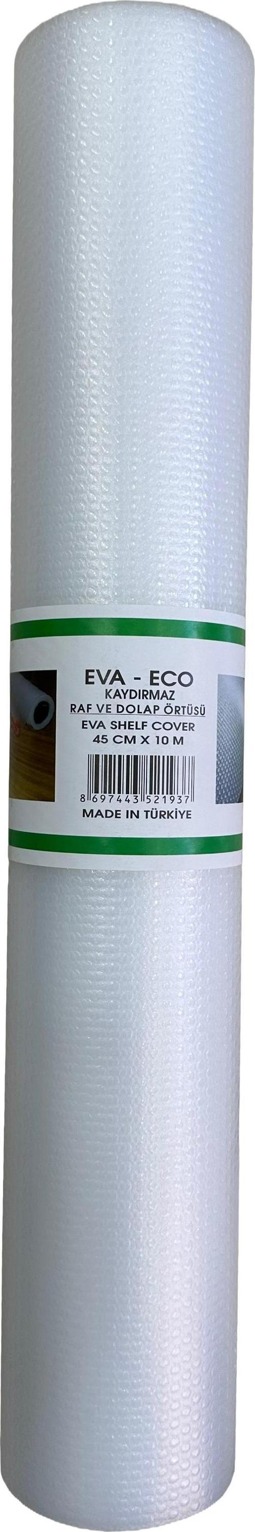 Evo Kaydırmaz PVC Şeffaf Raf Çekmece Örtüsü Zemin Kaplaması - 45 Cm. x 10 Metre - 1 Adet