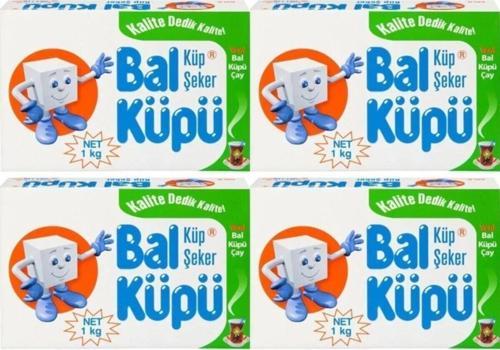 Balküpü Küp Şeker 360 Adet 1 kg 4 Adet