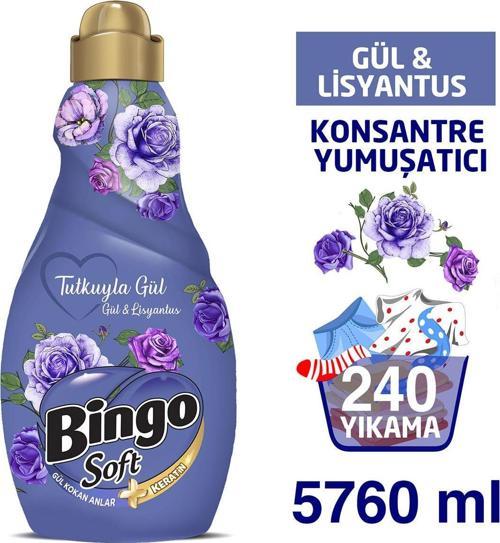 Konsantre Yumuşatıcı 1440 ml Tutkuyla Gül 4'lü Ekonomi Paketi