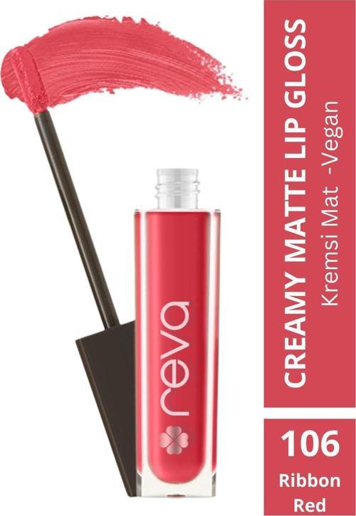 Creamy Matte Lip Ribbon Red - Mat Krem Dudak Parlatıcısı - No: 106 - Vegan & Temiz Içerik