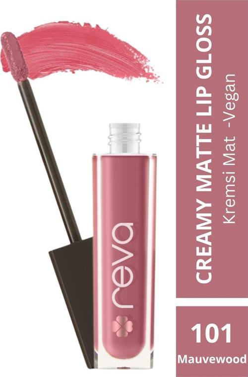 Creamy Matte Lip Gloss Mellow Mauve - Mat Krem Dudak Parlatıcısı No: 101 - Vegan & Temiz İçerik