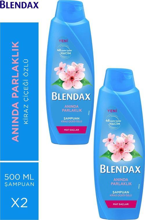 Anında Parlaklık Ve Yumuşaklık Kiraz Çiçeği Özlü Şampuan 500 Ml X 2 Adet