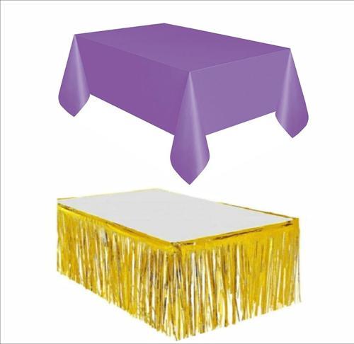 Mor Masa Örtüsü, Gold Masa Eteği