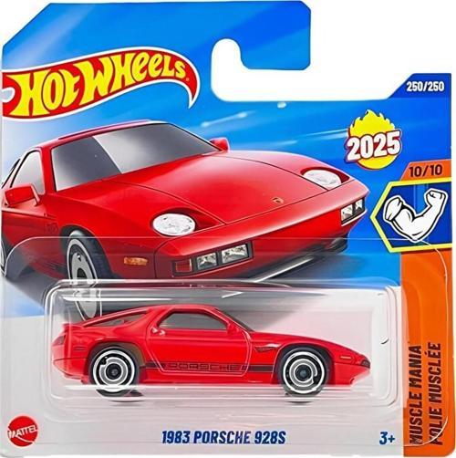 1983 Porsche 928S - Kırmızı (1/64) 2025 Üretim