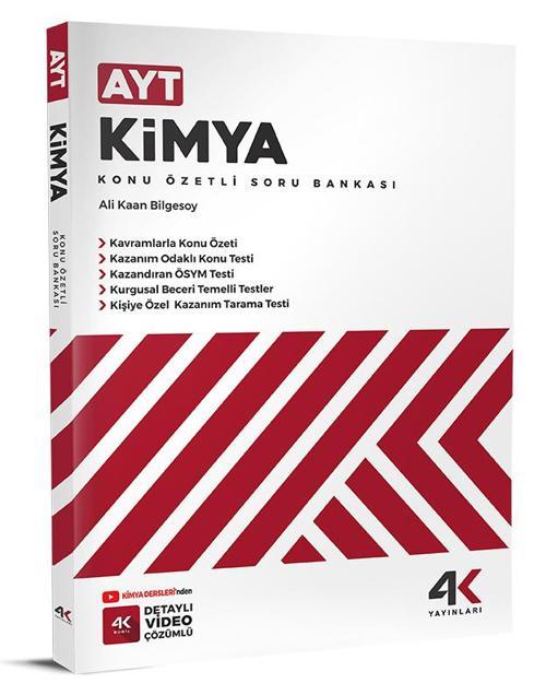 4K 2026 Ayt Kimya Konu Özetli Soru Bankası