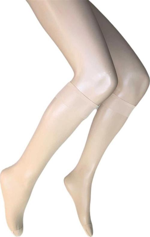 6 Adet Parlak Dizaltı Kadın Çorap 15 Denye Ten 57