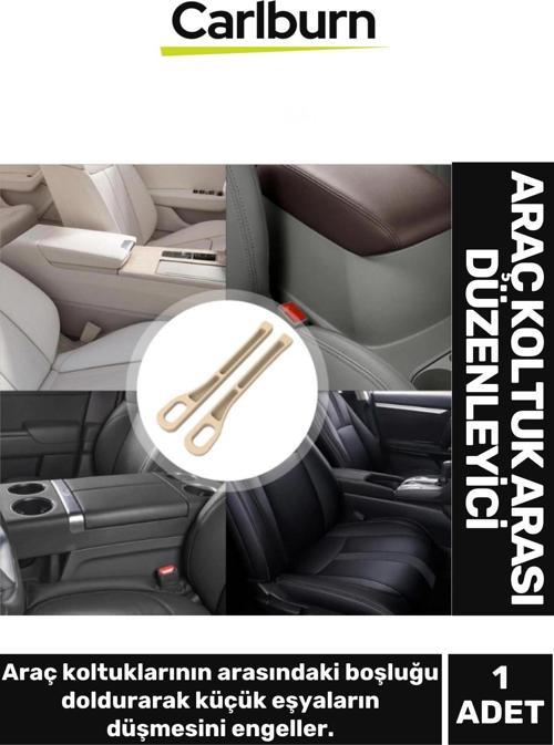 Özel Üretim Esnek Telefon Cüzdan Anahtar Para Düşme Engelleyici Araç Koltuk Arası Düzenleyici Krem