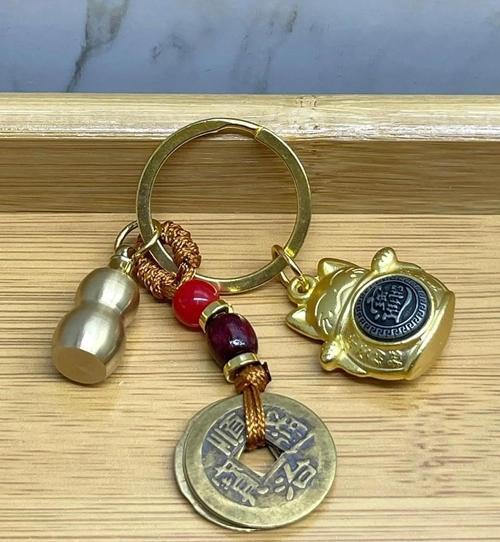 Metal Şans Ve Bereket Kedisi Anahtarlık Alk4456