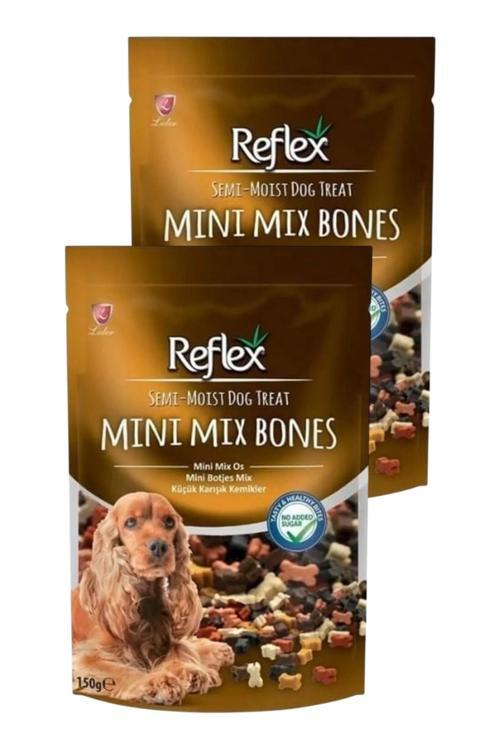 Semi Moist Küçük Karışık Kemikler Yarı Yumuşak Köpek Ödül Maması 150 gr İkili Paket