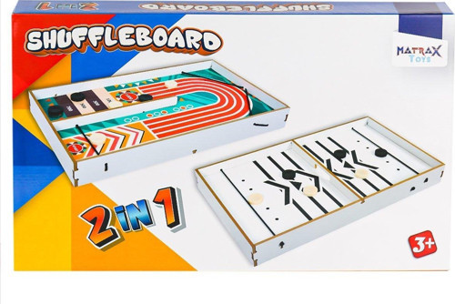 416 Shuffleboard Oyunu 2IN1 -Akçiçek Oyuncak