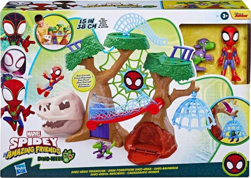 F9477 Spidey ve İnanılmaz Arkadaşları - Dino Webs Ağaç Evi Set