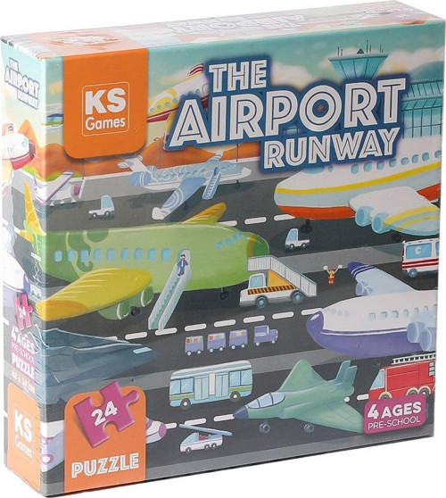 PRS 32707 The Airport runway Pre School Puzzle -KSPuzzle
