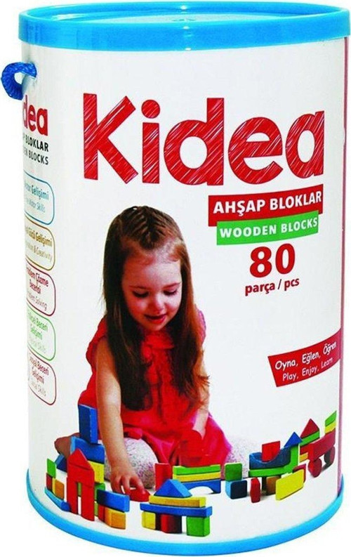 KID-1003 AHŞAP BLOKLAR 80 PARÇA
